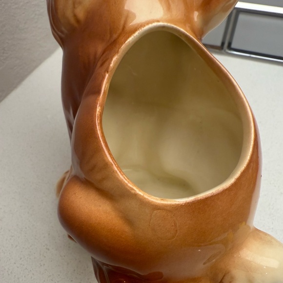 Vintage Royal Copley Cocker Spaniel Dog Planter Glazed Ceramic 1950s - Picture 9 of 15